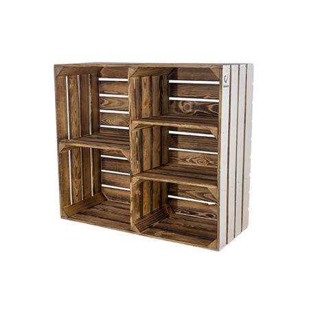 Noah XXL - Vinterior Holzregal Regal mit Ablagen Beliebig erweiterbar